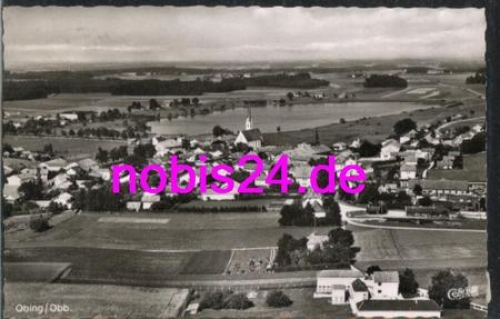 83119 Obing  Luftbildaufnahme o 23.8.1965