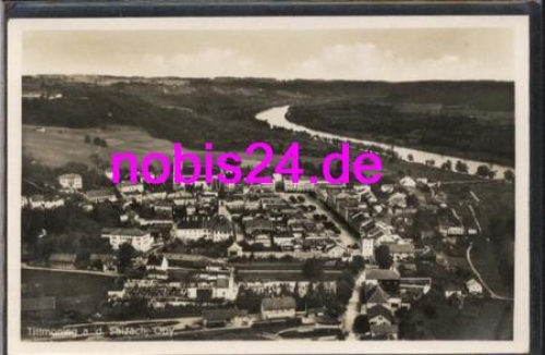 Tittmoning a. d. Salzach aerial view * around 1940