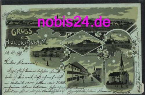 82239 Holzkirchen Moonlight Litho o 14.7.1899