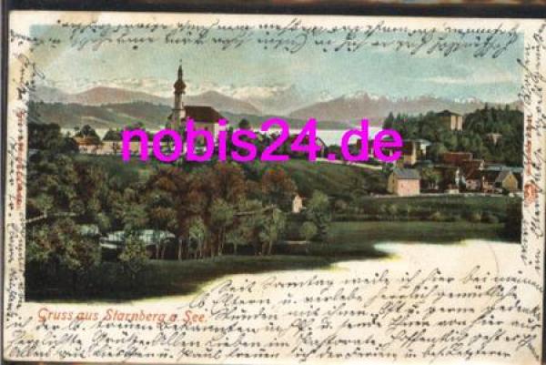 82319 Starnberg am See Totale Kirche o 20.7.1901