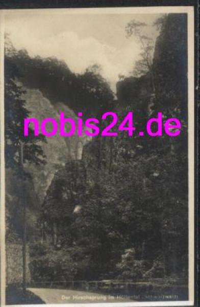 79868 Hirschsprung im Hoellental *ca.1930