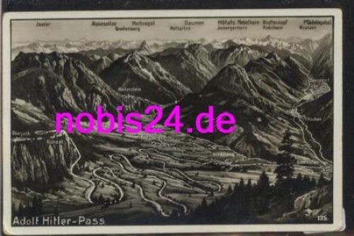 87541 Allgau Adolf Hitler Pass *ca.1935