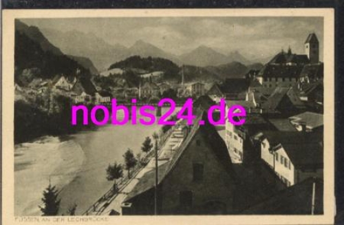 87629 Fuessen Lech Bridge *ca.1924