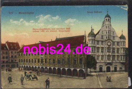 87700 Memmingen Harmoniegebaeude o 14.6.1918