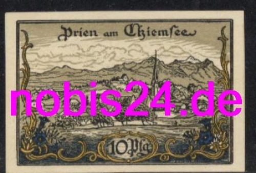 83209 Chiemsee emergency money 10 pfennigs around 1920