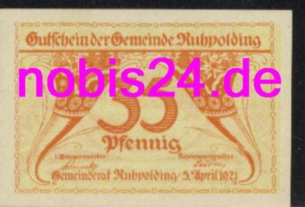 83324 Ruhpolding Notgeld 35 Pfennige um 1920