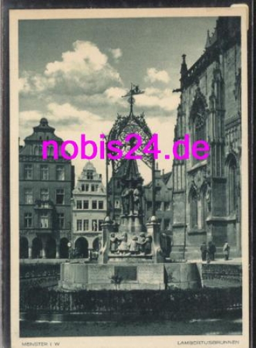 48143 Muenster Lambertusbrunnen *ca.1950