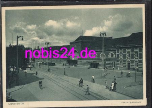 Muenster Hauptbahnhof *ca.1950