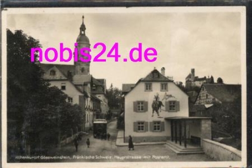 91327 Goessweinstein main street post office o 1936