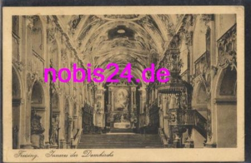 85354 Freising Cathedral Church interior view *ca.1930