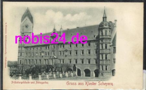 85298 Scheyern monastery relief map * around 1900