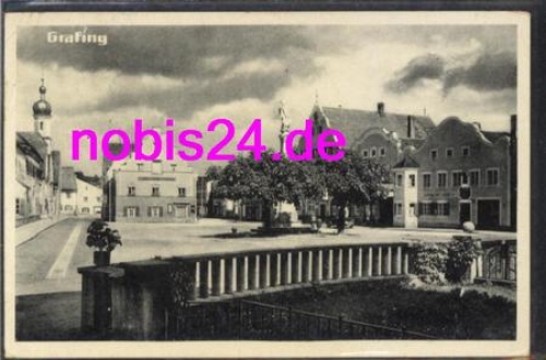 85567 Grafing Marktplatz o ca.1950