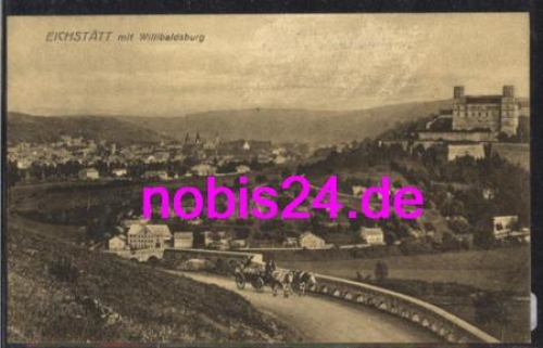 85072 Eichstaett mit Willibaldsburg o 20.5.1924