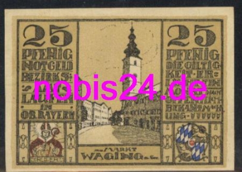 83329 Laufen emergency money 25 pfennigs around 1920