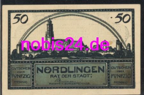 86720 Noerdlingen emergency money 50 pfennigs