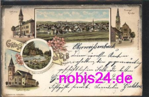 95100 Oberweissenbach Selb Litho o 1900