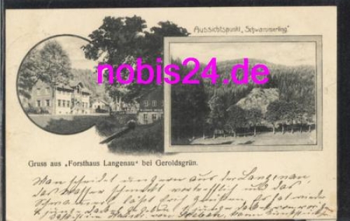 Langenau Forsthaus Geroldsgrün o ca.1915