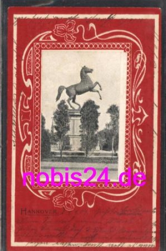 Hanover Sachsenross embossed card o 10.9.1903