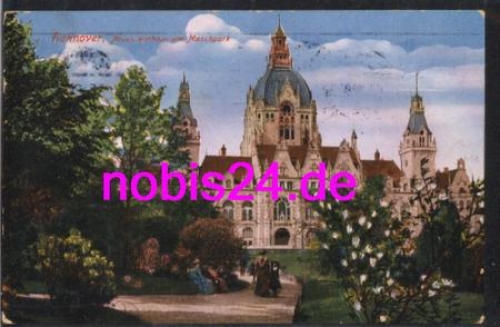 Hannover Neues Rathaus Maschpark o 3.5.1910