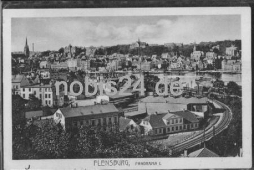 Flensburg Panoramaansicht  *ca.1930