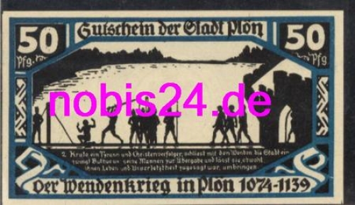 24306 Plön Notgeld 50 Pfennige um 1920