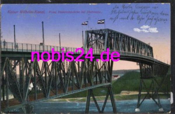 Kiel Kaiser Wilhelm Canal Bridge o 2.8.1914