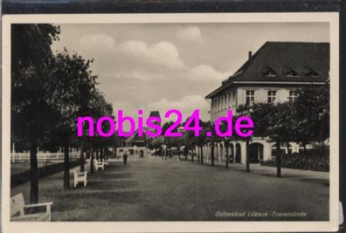 Travemuende Luebeck Strassenansicht  ca.1940