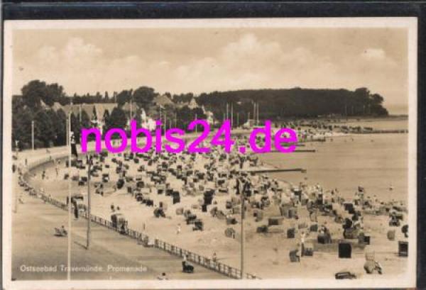 Travemunde Strand Promenade o 10.4.1938