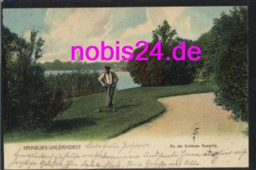 Uhlenhorst Hamburg Rasenmäher o 31.8.1903