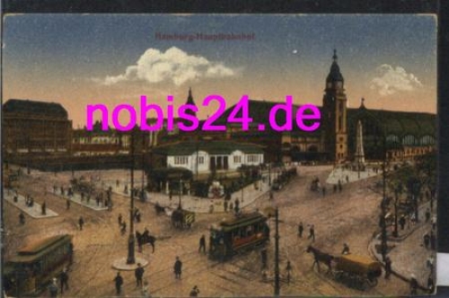 Hamburg Central Station *ca.1920