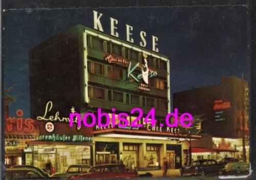 Hamburg Cafe Keese und Geschäfte o ca.1960