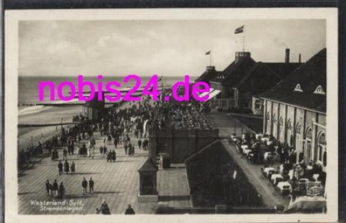 25980 Sylt Westerland Strandleben o 3.7.1929