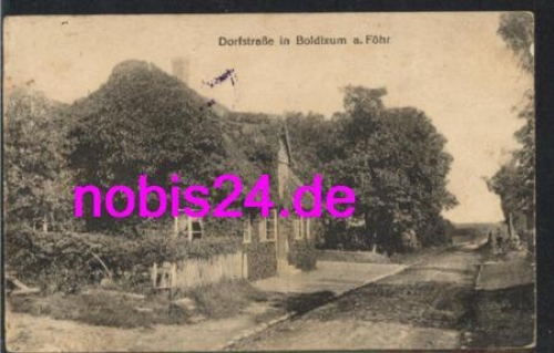 25938 Boldixum auf Foehr Dorfstrasse o 11.7.1918