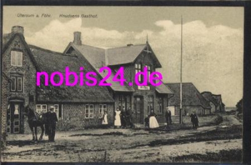 25938 UEtersum auf Foehr Knudsens Gasthof  *ca.1915