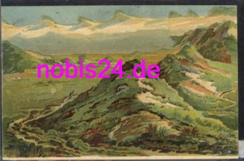 25980 Sylt Westerland dunes artist card o 21.8.1919