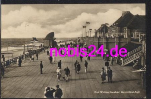 25980 Westerland Sylt Promenade Mode o 11.9.1932