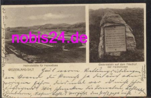 25980 Westerland Sylt Homeless Cemetery o 1929