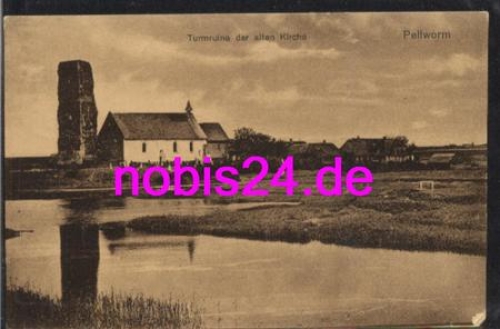 25849 Pellworm Turmruine der alten Kirche o 19.8.25