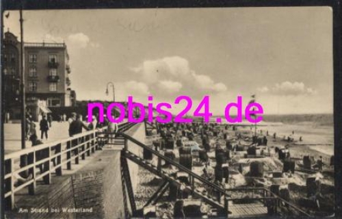 25980 Westerland Sylt  Beach life o 6.7.1933