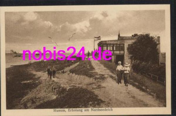 25813 Husum Erholung am Nordseedeich *ca.1920