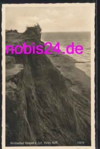 25999 Kampen auf Sylt Rotes Kliff *ca.1955