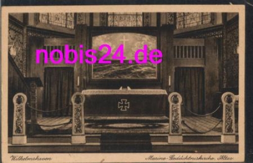 26350 Wilhelmshaven Marine Kirche Altar *ca.1930