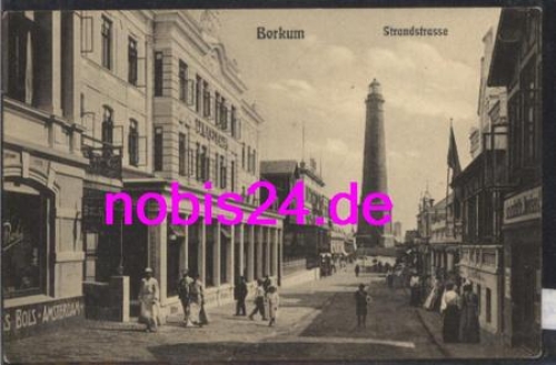 26757 Borkum Strandstrasse Lighthouse *ca.1915