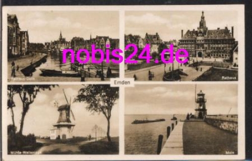 26721 Emden Muehle Mole Rathaus Delft o 21.9.1938