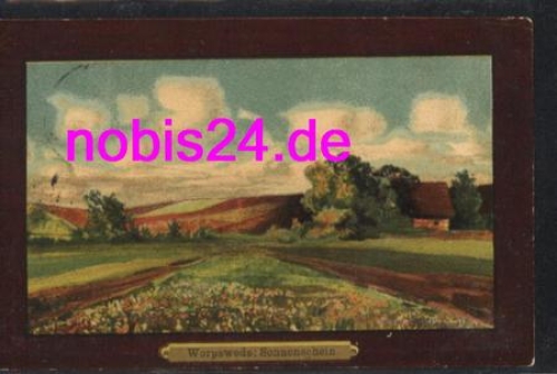 27726 Worpswede Sunshine artist card o 1903