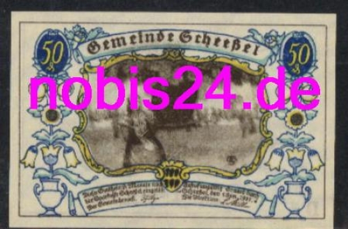 27383 Scheessel emergency money 50 pfennigs 1921