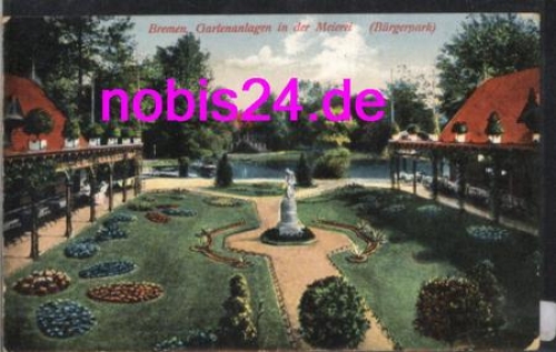 Bremen Bürgerpark Anlagen o 15.4.1919
