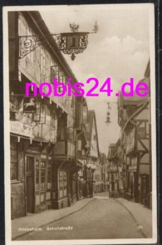 Hildesheim Schuhstrasse Geschäfte *ca.1920