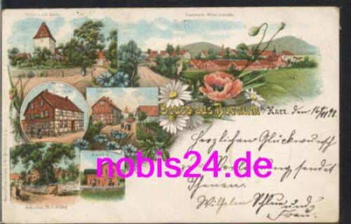 Bornum Litho Bahnhof o 16.11.1898