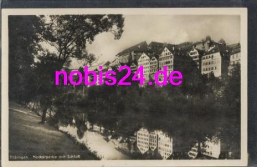 Tuebingen Neckarpartie Schloss *ca.1950
